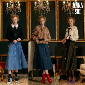 현대Hmall 799안나수이ANNA SUI 플라잇 오브 쥬얼 버튼 데님 스커트 1종 186866