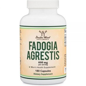 Double Wood Fadogia Agrestis 1회 제공량당 600mg 180캡슐 운동 능력을 지원하는 강력한 추출물 타사 테스트 완료 GMO 프리 비건 글루텐 프리 1