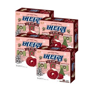 해태 버터링 딥 레드벨벳, 4개, 155g