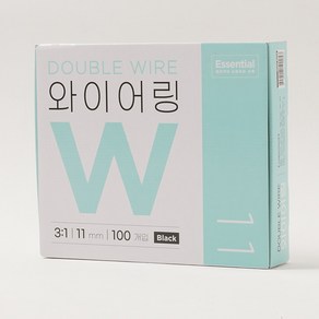 [카피어랜드] 와이어링 31 11mm 흑색 100개입 1갑