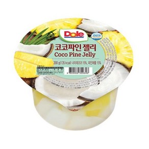 동원 Dole 컵젤리(코코파인), 200g, 1개