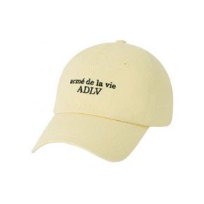 매장상품 ACME DE LA VIE 아크메드라비 볼캡 아크메드라비 모자 BASIC SMALL LOGO BALL CAP LIGHT YELLOW 318082