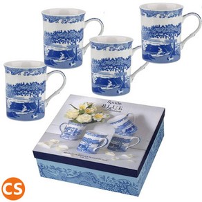 포트메리온 스포드 블루이탈리안 머그 4피스 선물세트 Spode Blue Italian 12 oz Mugs Set of 4, 4개