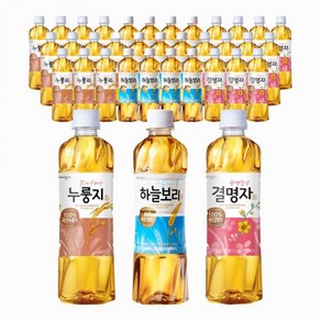 (쥬시마트)웅진식품 차음료 3종세트[하늘보리 12개 누룽지차 12개 결명자차 12개], 36개, 500ml