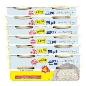 오뚜기 큰밥 300g4개입 x 6팩(총24개입), 300g, 24개