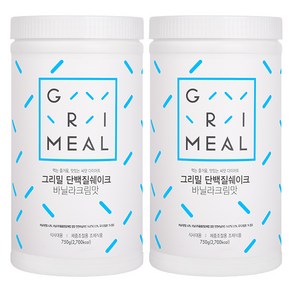 그리밀 단백질쉐이크 바닐라크림맛, 750g, 2개