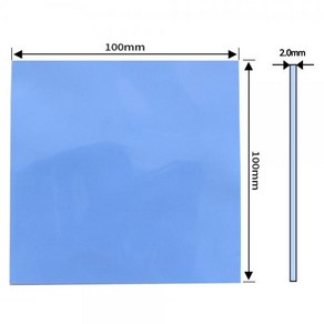 [티테크놀로지] 써멀패드 2.0mm 쿨링패드 [T-TP20], 1개