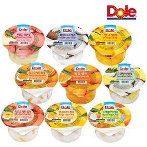 [다만세푸드] 동원 돌Dole 컵젤리 (9종) 골라담기 / 백도젤리 젤리, 200g, 3개