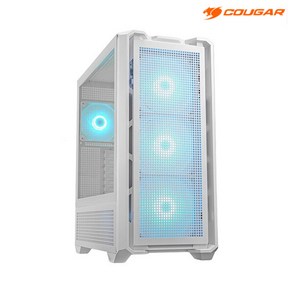 쿠거 COUGAR MX600 RGB PC케이스 (화이트), 1개