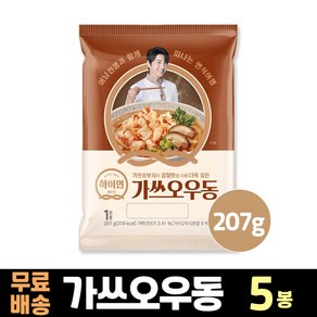 삼립 하이면 가쓰오우동 207g x 5봉, 5개