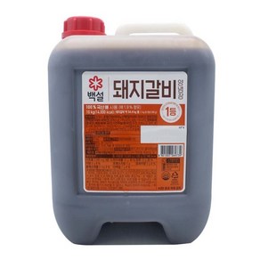 CJ제일제당 [CJ제일제당] 돼지갈비양념 (백설 10K), 10kg, 1개