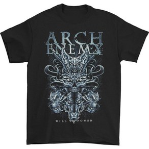 ROCKPANDA Arch Enemy Skull Bat 반팔티