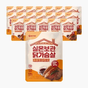 미트리 실온보관 닭가슴살 매콤토마토맛, 120g, 20개, 1구성