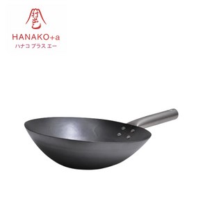 일본명품 야마다공업소 하나코 HANAKO 알파 볶음팬 티타늄 손잡이 242730cm HAIT-, 24cm 철 웍 (HAIT-24), 1개