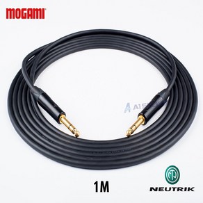 MOGAMI 2549 55(TRS) + 55(TRS) 모가미 뉴트릭 골드 밸런스케이블 1M