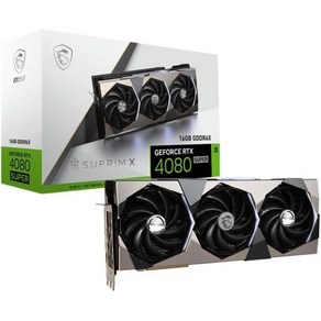 MSI GeFoce RTX 4080 슈퍼 16G SUPRIM X, GeFoce RTX 4080 SUPER 16G SUP