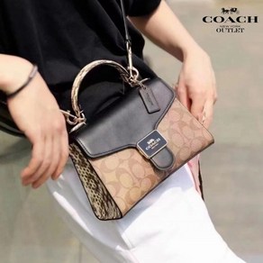 코치 페퍼 세철 시그니처 숄더 C1325 Pepper Satchel In Signature Canvas