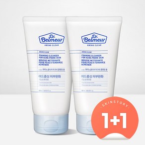 더페이스샵 (1+1) 닥터벨머 아미노클리어 아크네 클렌징 폼 150ml, 2개