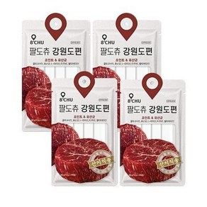 팔도츄 강아지 간식 파우치 12g x 4p, 강원도편, 4개