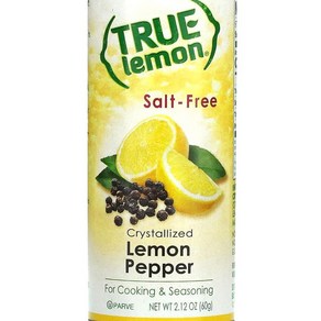 Tue Citus Tue Lemon 결정화된 레몬 후추 소금 무함유 60g(2.12oz), 1개, 60g