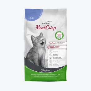 PLATINUM 고양이 미트 크리스프 키튼 캣 치킨 건식사료, 닭, 1.5kg, 1개