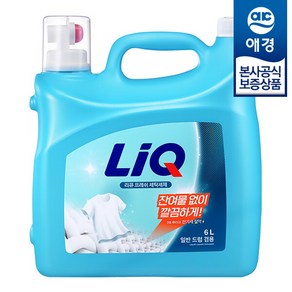 [애경] 리큐 프레쉬 세탁세제 6L x1개, 리큐 프레쉬 6L x1개, 1개