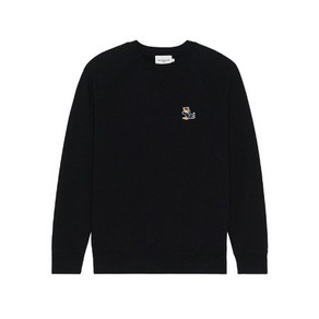 MAISON KITSUNE [명품]메종키츠네 23SS 드레스드 폭스 패치 맨투맨 블랙 J..