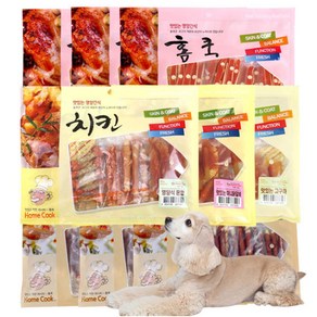 홈쿡 강아지 간식 400g, 오도독치즈닭갈비, 5개