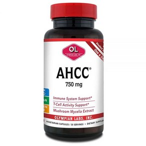 올림피안랩스 AHCC 750mg 캡슐 30정, 1개