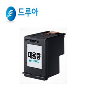 정품2배용량 삼성 INK-M185 SL-J1680 SL-J1683 SL-J1685잉크/호환, 검정INK-M185XL 재생, 1개