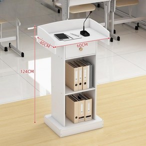 연단 서랍장 교회 학원 프런트 웨딩홀 사회자 행사 연설대 이동식 교탁, A