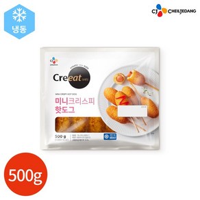 CJ 크레잇 미니 크리스피 핫도그 500g