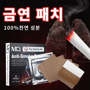 금연 패치 금연치료 금연 보조 용품 100%천연 성분, 1개, 5g