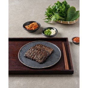 한우떡갈비 1인분 (한우떡갈비 200g+뼈국 500g 1개) 전라도 광주맛집 백년가게 선정 32년전통 수제떡갈비, 200g, 1개