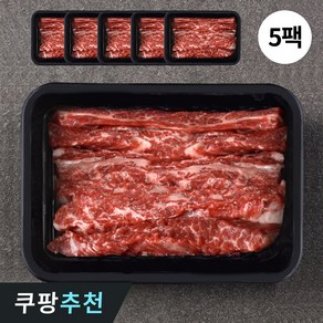 청정 호주산 소고기 갈비살 1kg 구이용 (200gX5팩) 개별포장, 5개, 200g