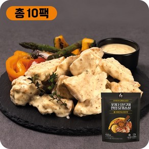 꼬기다 오븐구이 한입 닭가슴살 홀그레인머스타드맛, 100g, 10개