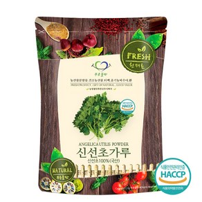 푸른들판 국내산 신선초 분말 가루 100% HACCP 인증 명일엽