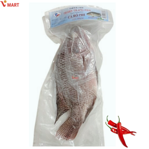 Vmat 베트남 냉동 틸라피아 FROZEN TILAPIA FISH CA RO PHI 1kg 내외 (750g~1000g), 1개