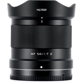 VILTROX 빌트록스 56mm F1.7 니콘 Z f1.7 마운트 렌즈 ZFC Z30 Z50 Z5 Z6 Z6II Z7 Z7II Z8 Z9용 APSC, 1개