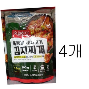 요리하다X육통령 돼지고기김치찌개 (500G), 500g, 4개