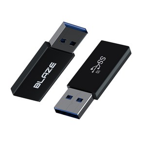 USB C TO A 젠더 3A USB3.2, 2개, GEN2 10Gbps, 3cm