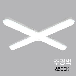 비츠온 LED 십자등 60W PL 형광등 실내조명 주광색 전구색 플리커프리