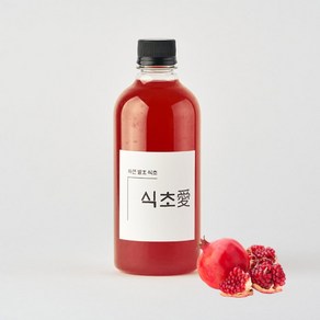 [식초사랑] 천연 발효 오미자 식초 무설탕 마시는 음료 수제 과일초, 1개, 500ml