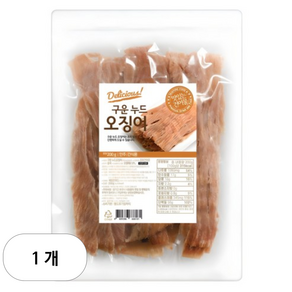 해맑은푸드 구운 누드 오징어, 200g, 1개