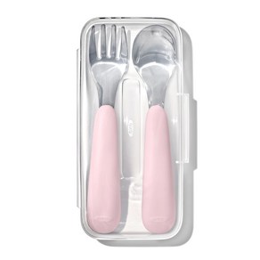 미국 옥소 OXO 이유식 포크 숟가락 세트 3종택1 OXO Tot Fok and Spoon set, Blossom, Blossom, 1세트