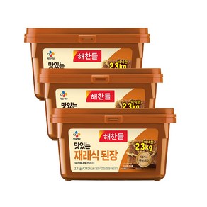 해찬들 맛있는 재래식 된장2.3kg x 3, 2.3kg, 1개