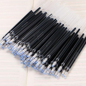 도매팜 대용량 시간이 지나면 사라지는 기화펜 보펜 특수펜 리필심 0.5mm, 1set(100p), 블루