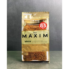 agf커피 MAXIM 일본 맥심커피 인스턴트커피 봉지 170g, 1개입, 1개