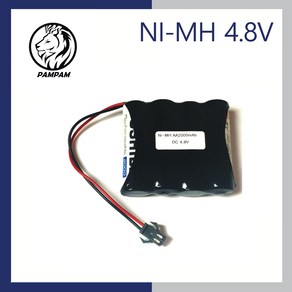 도시바 4.8V AA 2000mAh JST-2P 니켈수소 Ni-MH RC카 배터리