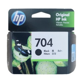 HP 704 잉크 HP2010 HP2060 K010A K110A, 검정(CN692AA), 1개